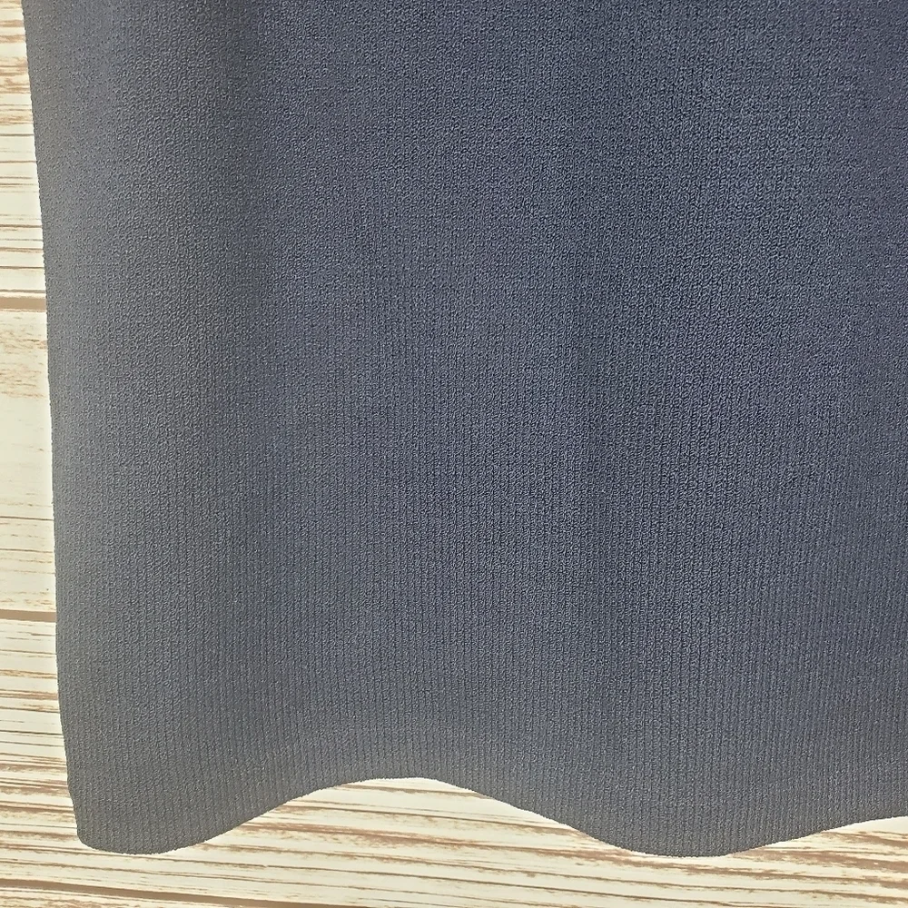 St John Basics Womens Size 8 Vintage Navy Blue Santana Knit Pencil Skirt #89